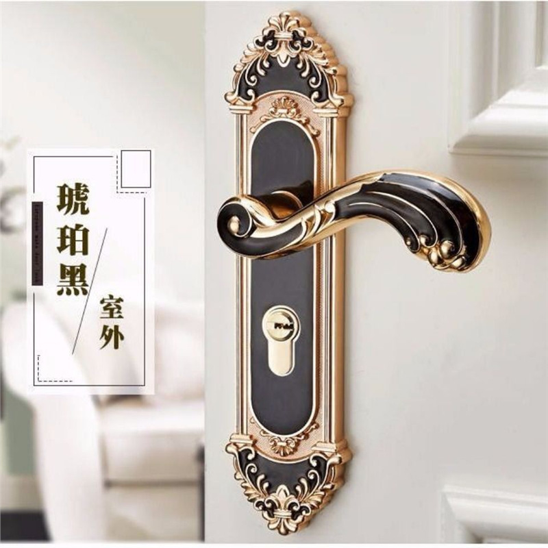 Furniture Hardware Lock - Fechadura de Porta Interna Estilo Europeu