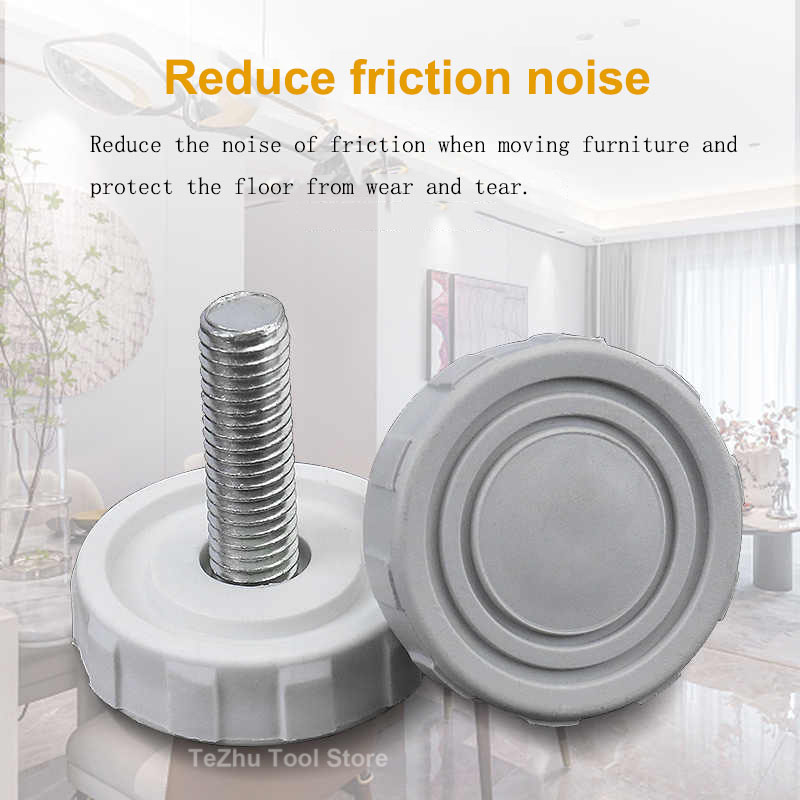 Furniture Screw Type - Pés Niveladores Ajustáveis M6 M8 M10