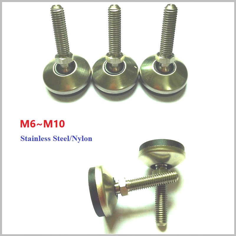 Furniture Screw Type - Pés Niveladores Articulados Ajustáveis para Torno
