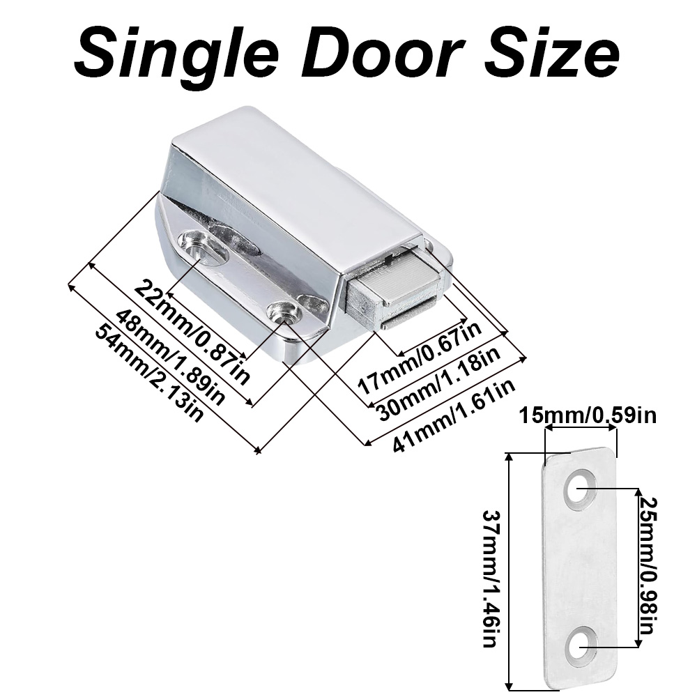 Travas magnéticas para armário - Furniture Hardware Lock avaliação e preço