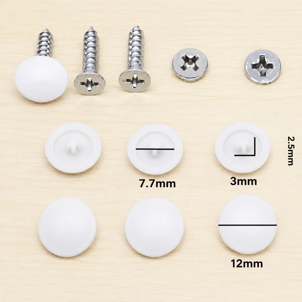 100 Peças Parafusos Autoatarra - Furniture Hardware Covers avaliação e preço