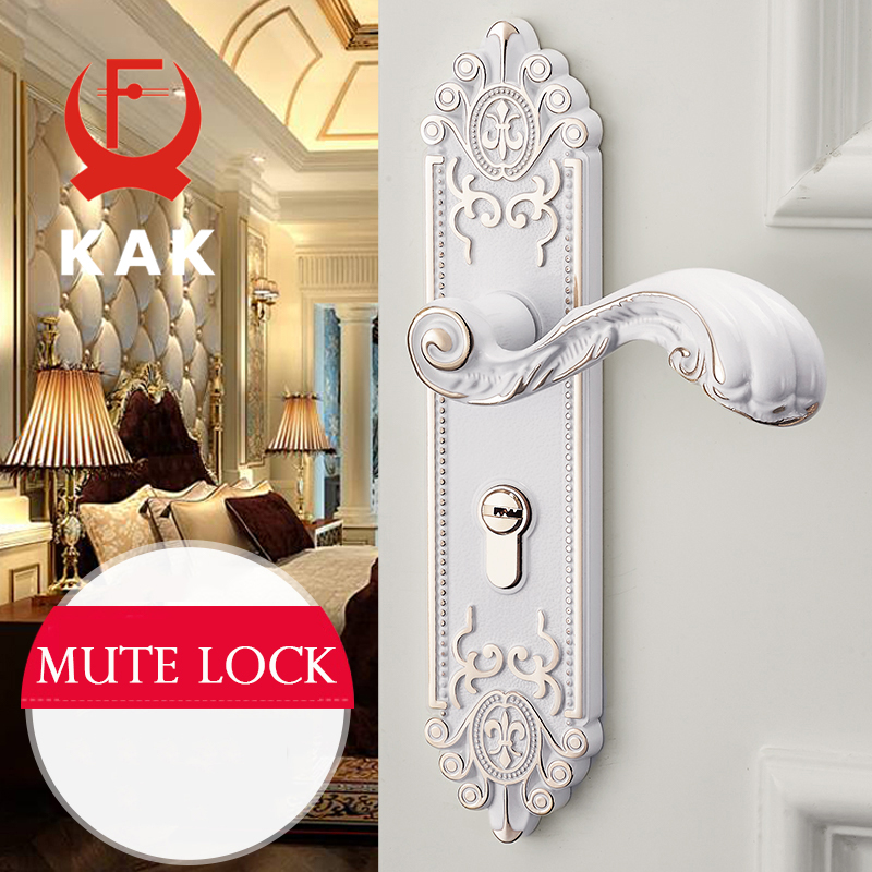 Kak estilo europeu mudo quarto - Furniture Hardware Lock avaliação e preço