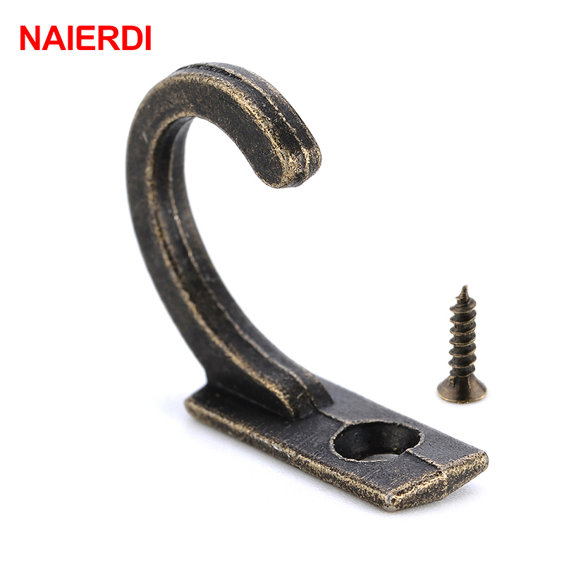 NAIERDI-Pequenos Ganchos Antig - Furniture Hardware Lock avaliação e preço