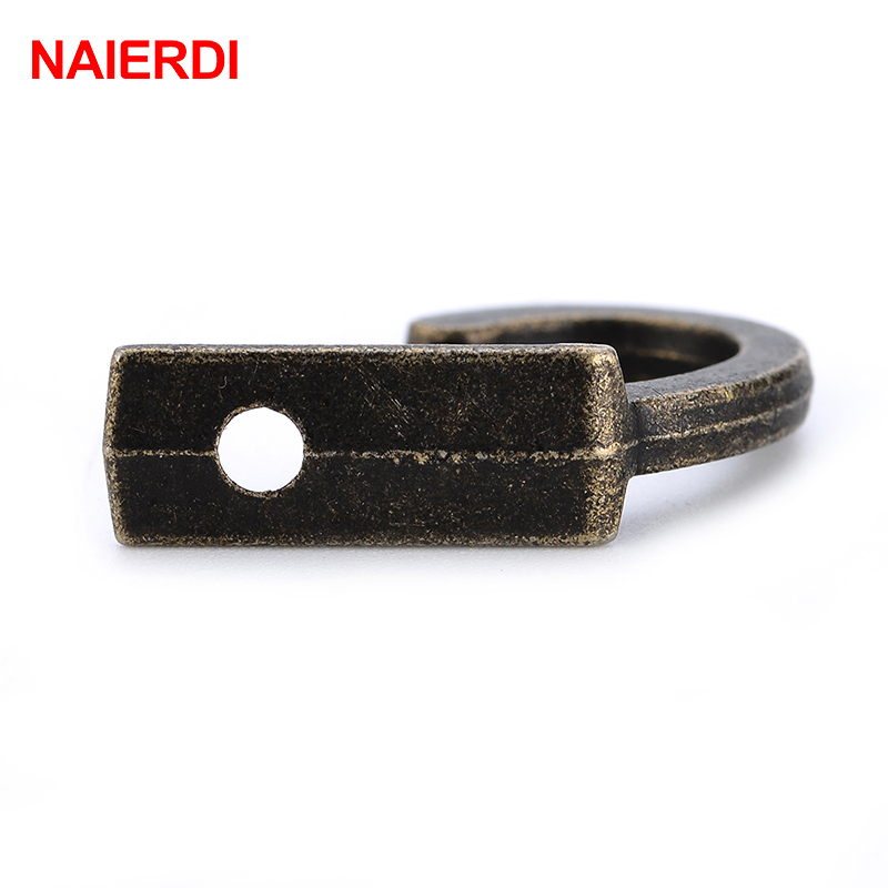 NAIERDI-Pequenos Ganchos Antig - Furniture Hardware Lock avaliação e preço