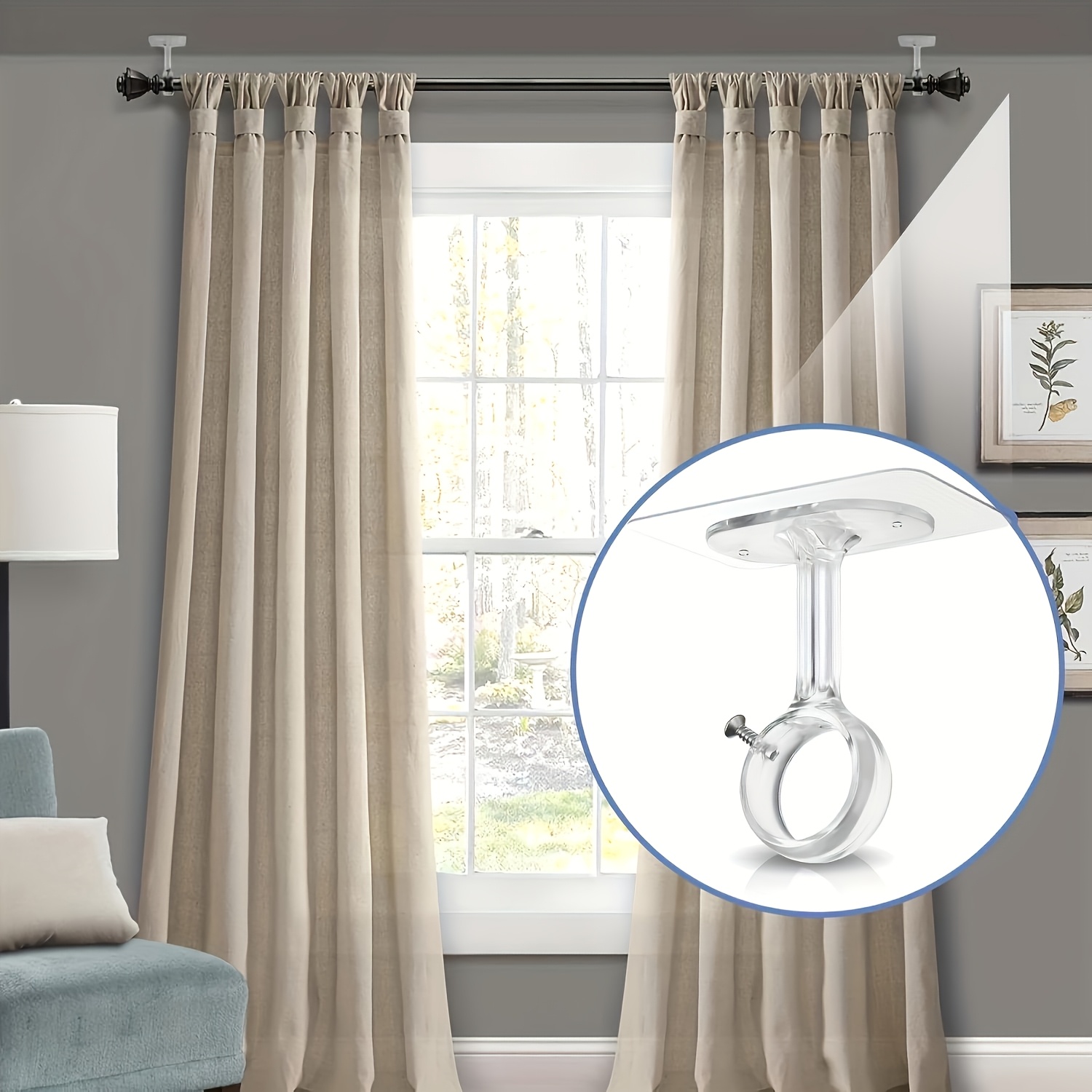 Suporte de Cortina de Teto Não - Furniture Hardware Accessories avaliação e preço