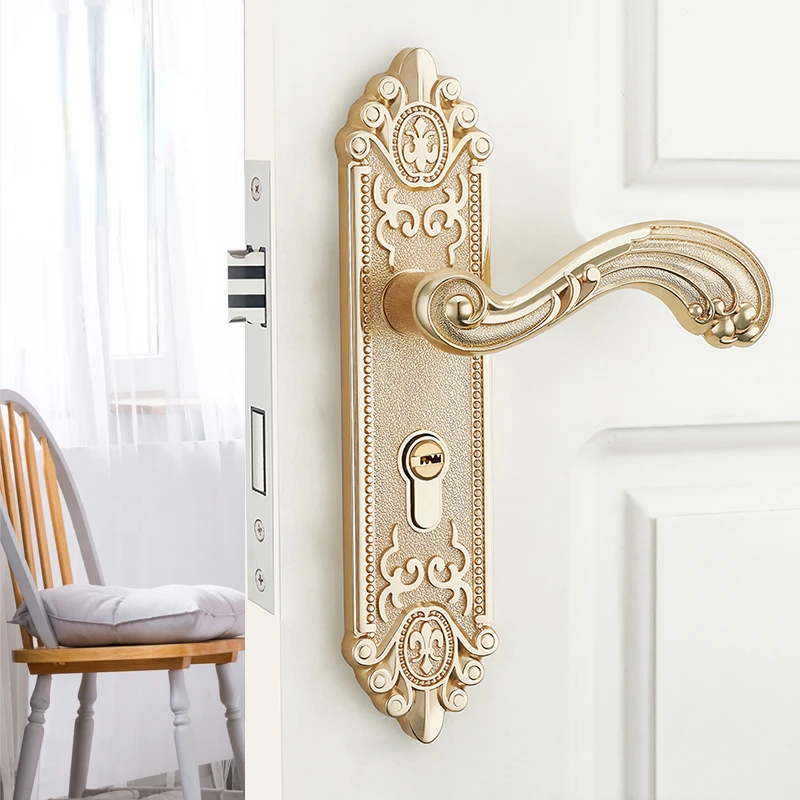 Maçaneta de Porta Interna Euro - Furniture Hardware Lock avaliação e preço