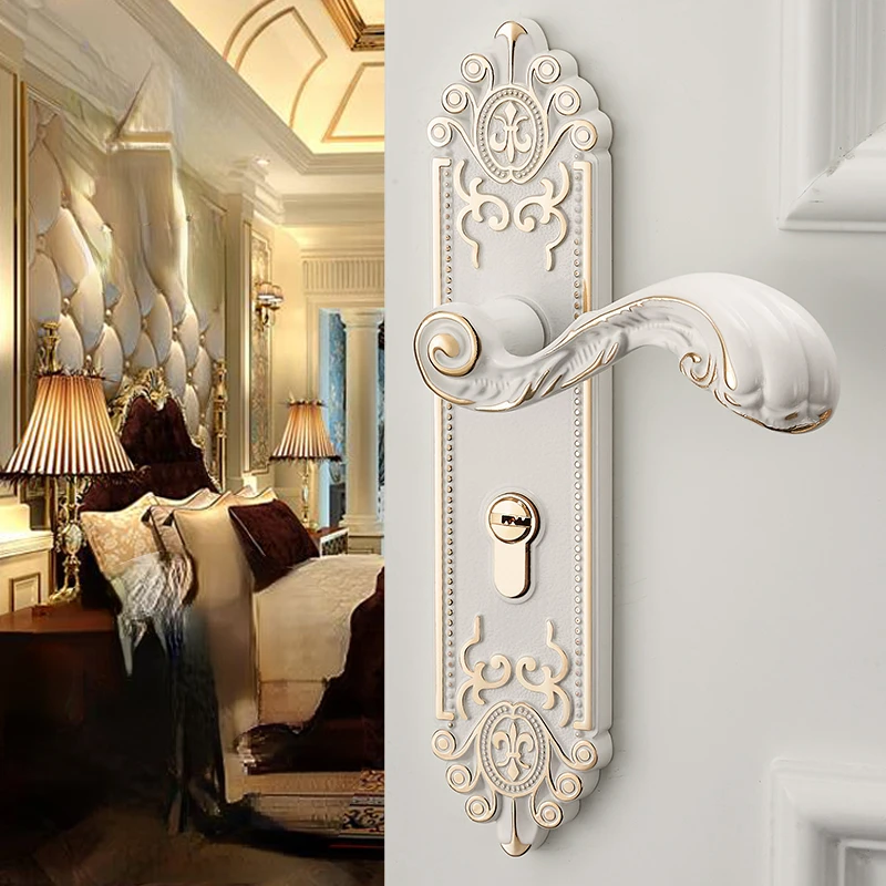Maçaneta de Porta Interna Euro - Furniture Hardware Lock avaliação e preço