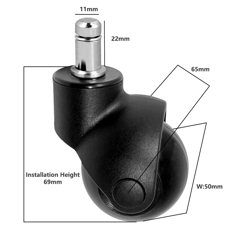 (5 Pacotes) Rodízios de Nylon  - Furniture Screw Type avaliação e preço