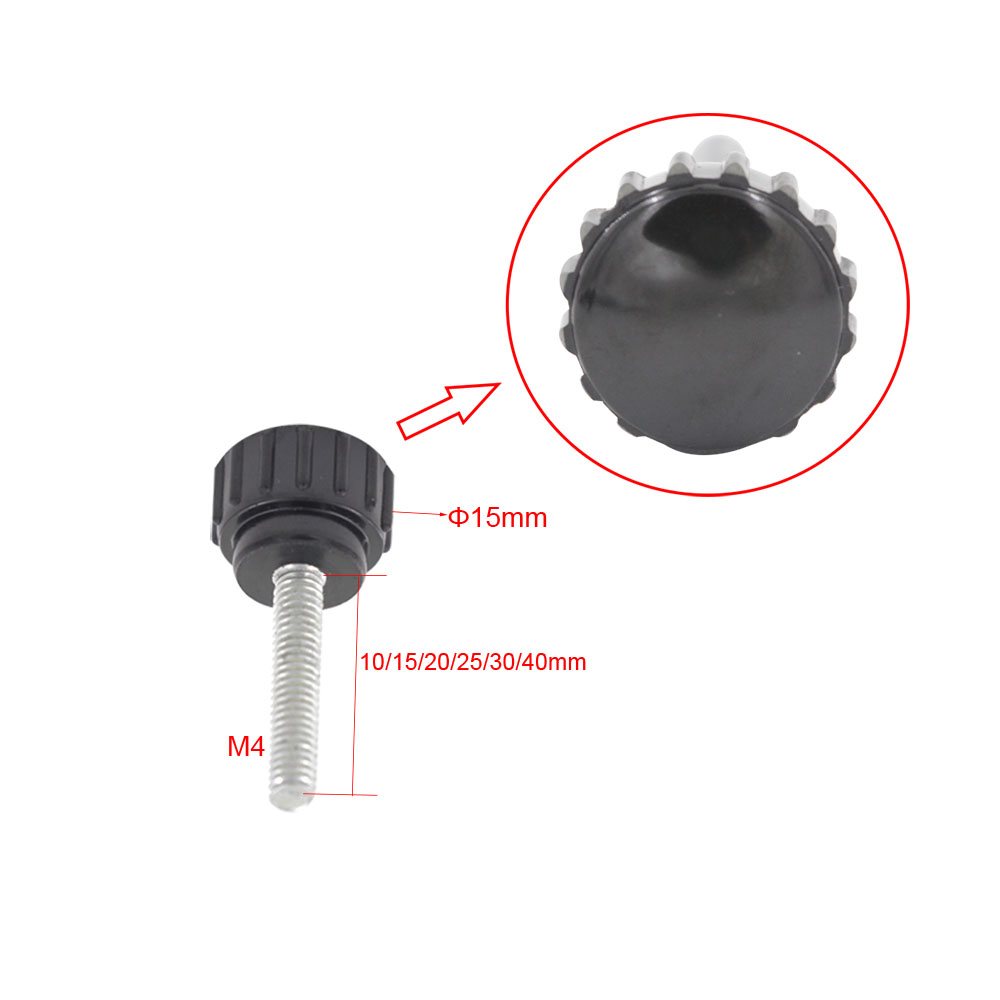 10 peças rosca m4 15mm cabeça  - Furniture Screw Type avaliação e preço