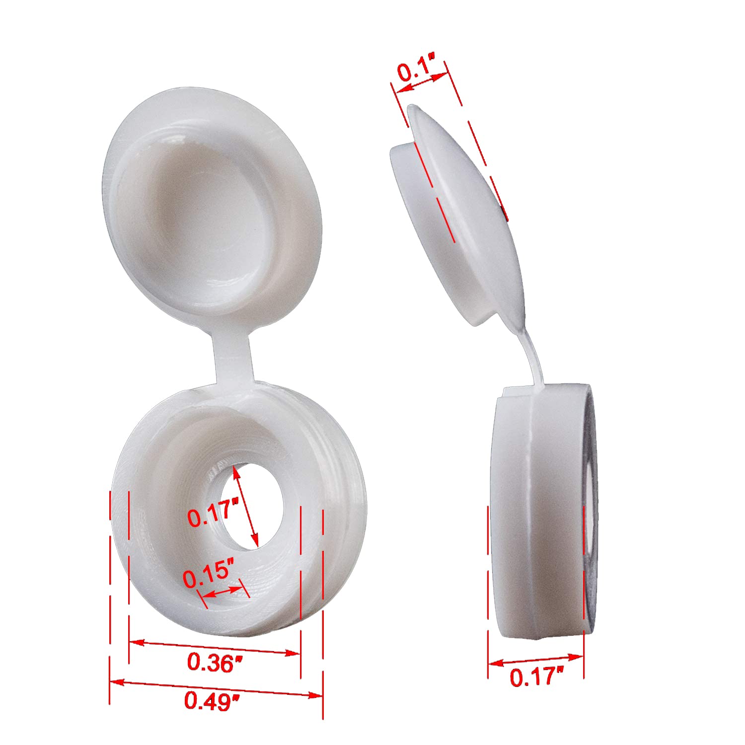Tampa de parafuso de plástico  - Furniture Hardware Covers avaliação e preço