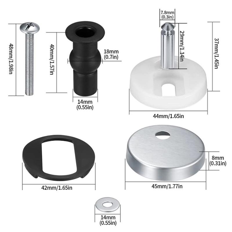 2 Peças de Parafusos de Libera - Furniture Screw Type avaliação e preço