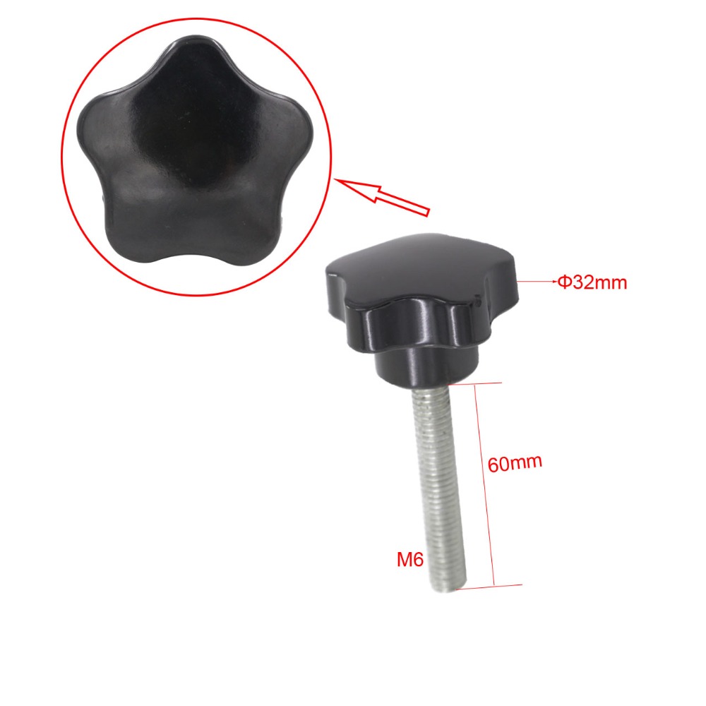 5 pçs m6 x 60mm rosca estrela  - Furniture Screw Type avaliação e preço
